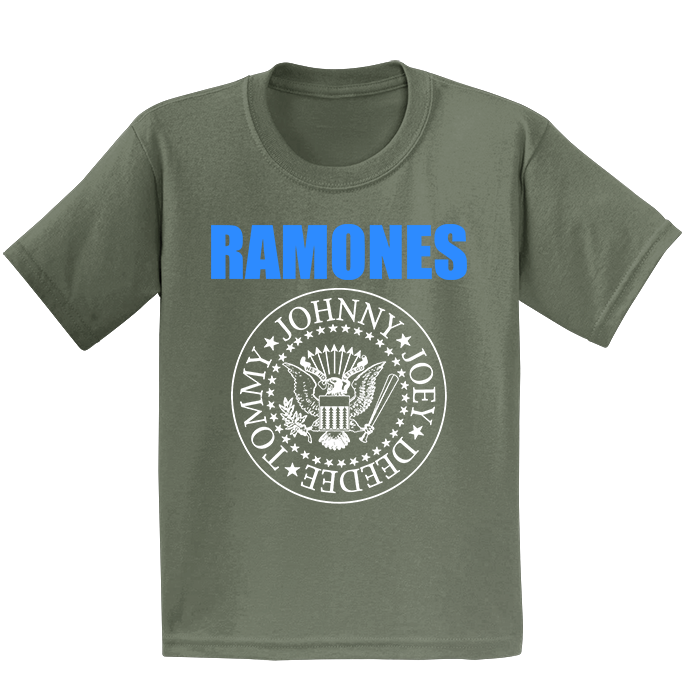 The Ramones Youth Tee Military Green
