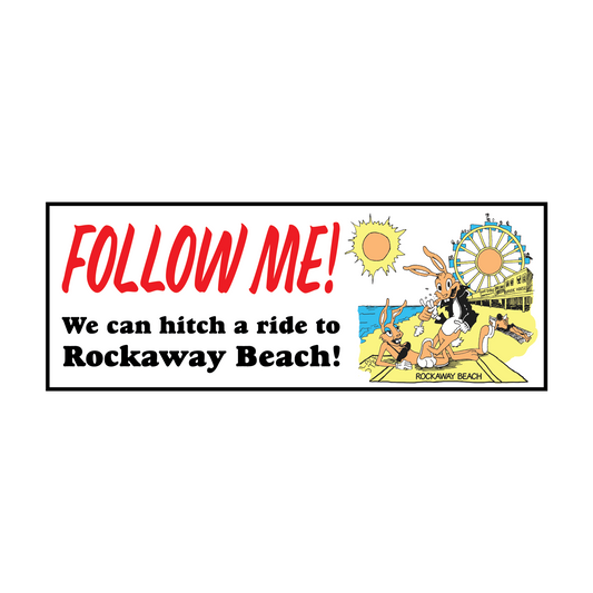Follow Me! Bumper Sticker